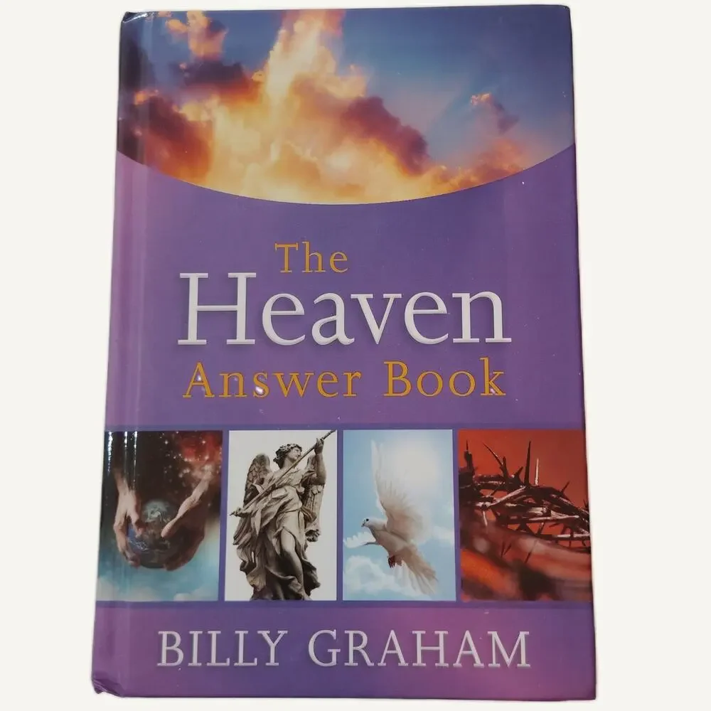 Billy Graham The Heaven Answer Book Hardcover - Purple Edition, 2012 Printing